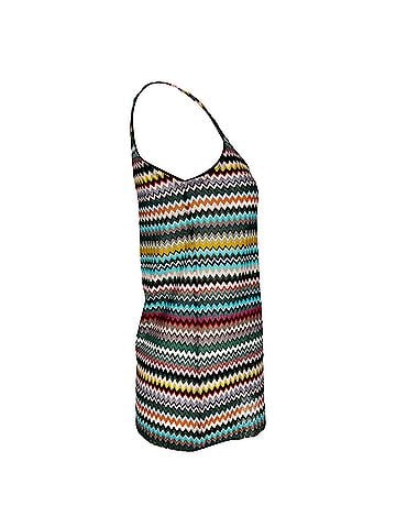 Missoni Missoni Zigzag-Print Tank Top in Multicolor Viscose (view 2)