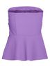 Boston Proper Strapless Ruched Peplum Top Tank Top - photo 5