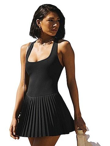 Fabletics Hot Shot Pleated Dress Classic Mini Active Dress (view 1)