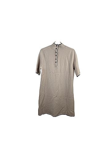 Maeve Beige Annalise Mock-Neck Sweater Casual Dress (view 2)