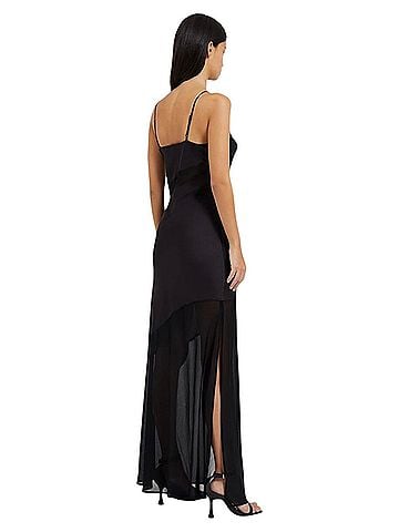French Connection Satin Strappy Slip Dress Casual Dress (view 2)