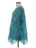 Johnny Was Teal Johnny Was Poncho Size M - photo 4