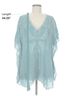 Johnny Was Teal Johnny Was Poncho Size M - photo 5