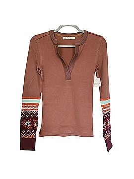 We the Free Mikah Layering Cuff Thermal
Henley Top Autumn Combo Long Sleeve Top (view 1)