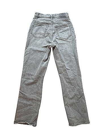Abercrombie & Fitch Petite Curve Love 90s Straight Ultra High Rise Jeans (view 2)