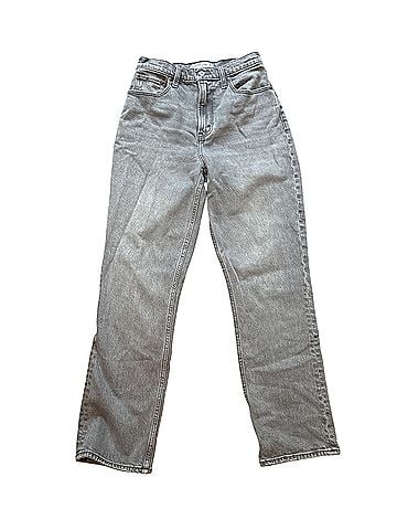 Abercrombie & Fitch Petite Curve Love 90s Straight Ultra High Rise Jeans (view 1)