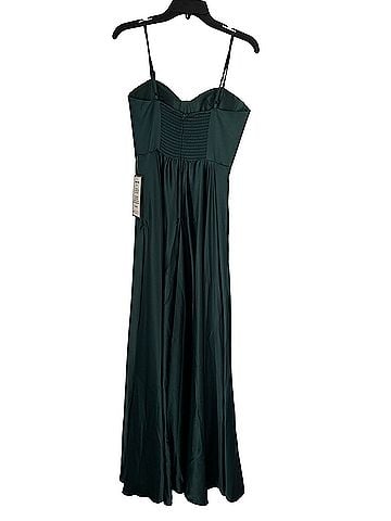 B. Darlin Corset High Slit Gown Cocktail Dress (view 2)