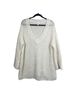 Anthropologie White Pullover Sweater Size M - photo 1