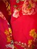 Johnny Was 100% Silk Floral Pink Red Blouse Size XL - photo 8