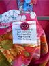 Johnny Was 100% Silk Floral Pink Red Blouse Size XL - photo 9