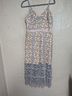 Elliatt 100% Polyester 85% Polyester 15% Spandex Floral Multi Color Blue Tan Wool Dress Size L - photo 10