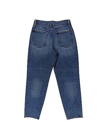 Good American High Rise Tapered Mom Jeans Jeans (view 2)