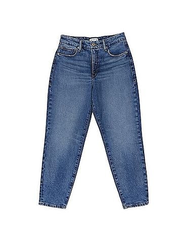 Good American High Rise Tapered Mom Jeans Jeans (view 1)