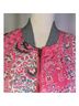 Free People 100% Lyocell 55% Cotton 5% Spandex 40% Polyester Paisley Floral Pink Gray Jacket Size M - photo 10
