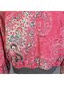 Free People 100% Lyocell 55% Cotton 5% Spandex 40% Polyester Paisley Floral Pink Gray Jacket Size M - photo 12