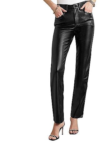 Good American Faux Leather Pants (view 1)