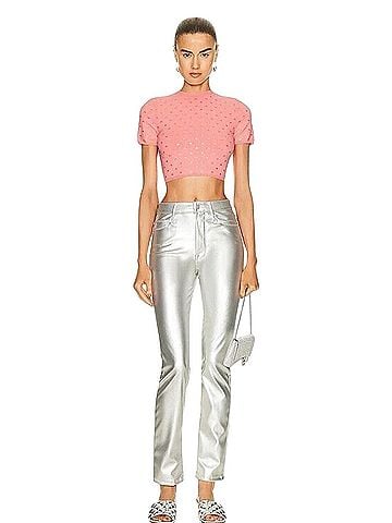 Mother Faux Leather Pants (view 1)