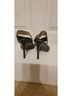 Carlos Animal Print Black Brown Heels Size 6 - photo 4