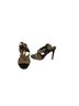 Carlos Animal Print Black Brown Heels Size 6 - photo 1