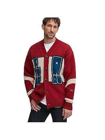 G-Star Holiday Wool Cardigan Grandpa Chunky Cardigan (view 1)