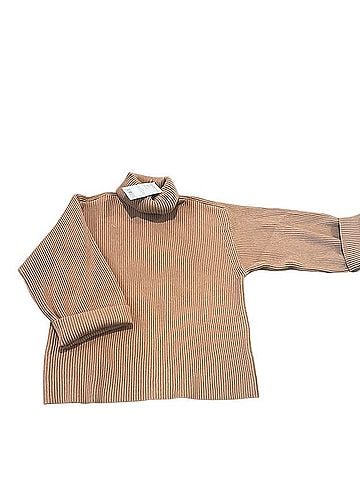 Mango Ribbed Turtleneck Sweater Pullover Sweater (view 1)