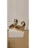 Thalia Sodi Brown Gold Wedges Size 6 - photo 4