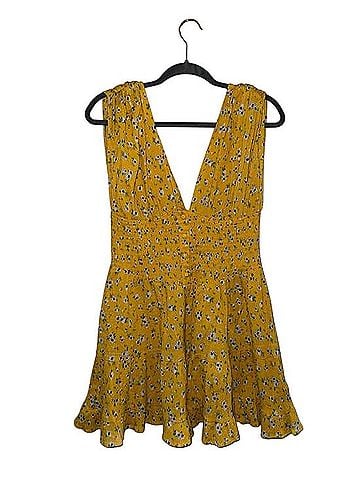 ASOS Design cottage core Shirred Waist Tiered Mini Dress Casual Dress (view 2)