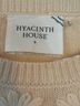HYACINTH HOUSE 100% Acrylic Ivory Pullover Sweater Size S - photo 2