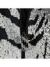 St. John Collection Zebra Print Animal Print Black White Silver Jacket Size 10 - photo 7
