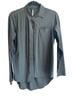 Athleta Solid Black Button-Down Shirt Size XS - photo 1