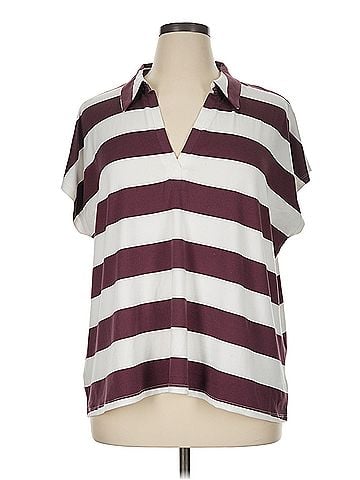 Bobeau Bobeau Short Sleeve Blouse (view 1)
