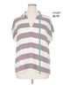 Bobeau Stripes Red Bobeau Short Sleeve Blouse Size 1X - photo 5
