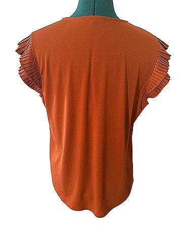Adrianna Papell Short Sleeve Blouse (view 2)