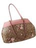 Coach Floral Brown Pink Leather Tote One size - photo 2