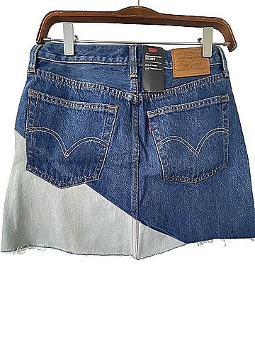 Levi's deconstructed skirt Denim Skirt (view 2)