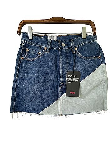 Levi's deconstructed skirt Denim Skirt (view 1)