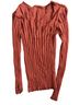 Topshop Red Long Sleeve Top Size 4 - photo 2