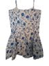 Altar'd State Floral White Blue Romper Size XL - photo 2