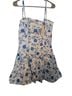 Altar'd State Floral White Blue Romper Size XL - photo 1