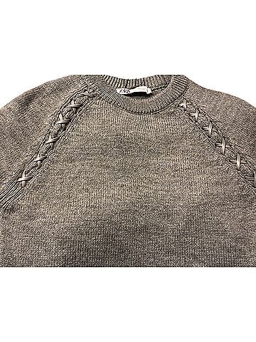 Zara Raglan Knit Jumper (sweater) Pullover Sweater (view 1)