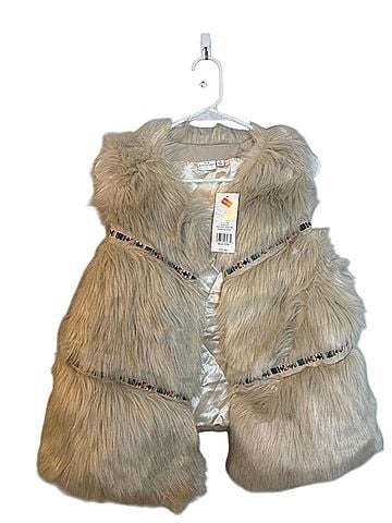 New Directions Faux Fur Vest (view 1)