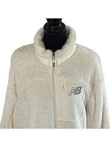 New Balance Sherpa Fleece Mock Neck Full Zip Jacket (view 2)