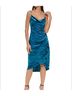 Guess 95% Polyester 5% Spandex 100% Polyester Blue Cocktail Dress Size 14 - photo 9