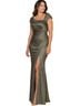 Xscape Metallic Taffeta Cocktail Dress - photo 1