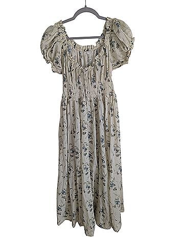 DÔEN Ashlynn Sunshine Prairie Rose print Casual Dress (view 2)