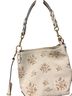 Coach Floral White Leather Shoulder Bag One size - photo 1
