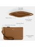 Coach 100% Leather Brown Leather Wristlet One size - photo 4
