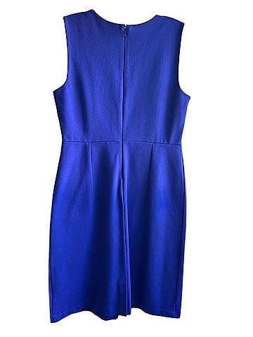 Lands' End Sheath Classic Ponte Stretch Cocktail Dress (view 2)