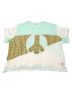 Pol Multi Color Green White T-Shirt Size S - photo 1