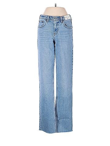 Abercrombie & Fitch 90' Straight Mid Rise Jeans (view 1)